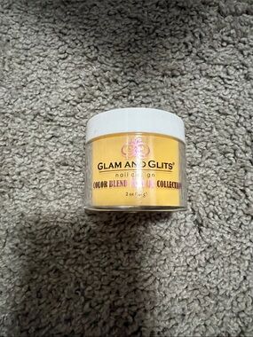 Glam and Glits Yellow Acrylic Nail Powder